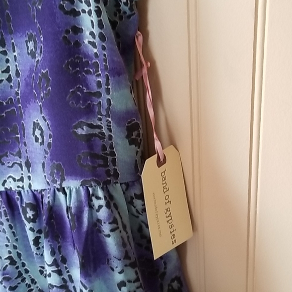 NWT Band of Gypsies dress lined small purp… - Picture 2 of 6